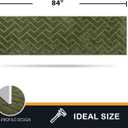 PURRUGS Hallway Runner Rug, 24" x 84", Sage Green