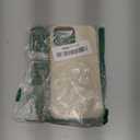 NITITOP Compatible for iPhone 15 Pro Max Case Cute for Women Girls Woven Pattern Braid Design Solid Color Soft Silicone Shockproof Cover - Apricot White