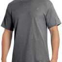 Champion Mens Classic Jersey Tee Shirt, Granite Heather, Large US