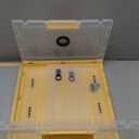 Chicken Brooder Box Kit with Heater, Warmer Plate, Ducks Tent, Thermometer - Ideal for 20 Ducks, Quail, Chicks - Indoor Bedding Pen for Young Poultry (23.03 x 16.54 x 13.19, Yellow)