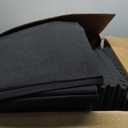 96 Pack Acoustic Foam Panel Wedge Studio Soundproofing Wall Tiles Black 12" X 12" X 1"