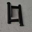 Groleca 2 Pack Adhesive Curtain Holdbacks Curtain Tie Backs Curtain Holdbacks No Drill Curtain Pull Backs Adhesive Curtain Hooks Curtain Holders for Drapes (2, Black)