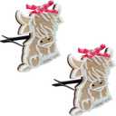Highland Cow Vent Clip, 2 Pcs Cute Cow Car Air Fresheners Vent Clips, Funny Home Decoration Car Decoration Car Air Freshener