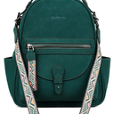 FADEON Mini Backpack Purse for Women, Designer Leather Cute Roomly Small Backpacks, Ladies Shoulder Backpack Fashion Handbag