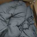 EASELAND King Size Mattress Pad Pillow Cooling Top Mattress Cover Quilted Fitted Protector Cotton Top 8-21" Deep Pocket (78x80 Inches, Dark Grey)