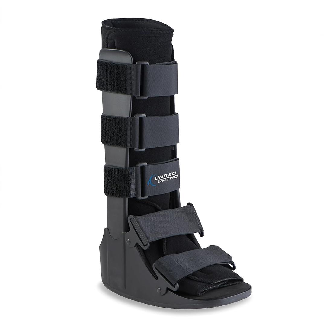 United Ortho USA14007 Cam Walker Fracture Boot, Large, Black