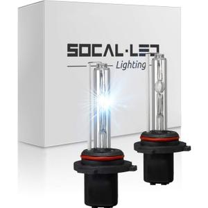 2x XENON 9007 HB5 9004 HID Bulbs Replacement AC 35W High Bright 8000K Ice Blue (9007 (9004))