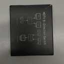 HDMI Switch 4k@60hz Splitter, GANA Aluminum Bidirectional HDMI Switcher 2 in 1 Out, Manual HDMI Hub Supports HD Compatible with Xbox PS5/4/3 Blu-Ray Player Fire Stick Roku (Grey)