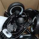 newyoo Toddler Bike, Tricycle w Push Handle for 1-3 Year Old, Birthday Gifts and Toys for Boys and Girls Birthday, Convertible 5 in 1 Baby Balance Bike, Kids Outdoor Riding Toys, Black, TR007