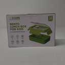 Jelife Lunch Box Kids Bento Box - Large Bento-Style Leakproof 4 Compartments Kids Lunchbox Food Containers with Utensils for Back to School, Reusable On-the-Go Meal and Snack Packing, Purple