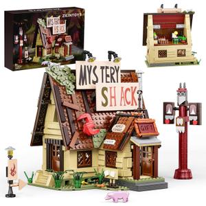 Gravity House Building Sets, Mystery Shack House Building Blocks Toy, Compatible with Lego, Collectible Buildable Fun Model Toys, Gift for 14+ Boys Girls Adults and Fans (965 PCS)