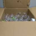 Layhit 72 Pcs 4 Inch DIY Snow Globe Bulk Clear Plastic Water Globe Bulk Empty Fillable Christmas Snow Globes with Screw Off Cap Keepsake Globe Display Case for DIY Crafts Ornaments Home Decoration