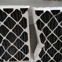 Nordic Pure 16x25x4 (Actual Size: 15 1/2 x 24 1/2 x 3 5/8) Pure Carbon Pleated Odor Reduction Merv 8 Furnace Filters 2 Pack