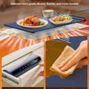Food Warming Mat with Heat-Resistant Pad, 26X15 Inch, 6 Temperature & 6 Timer Settings, Child Lock Safety,Food Warmer Chafing Dishes for Buffet,Gatherings,Parties,Everyday Use