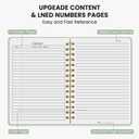 3 x Lined Journaling Notebook for Women, A5 Spiral Notebook with 100gsm Thick Paper, 70 Sheets / 140 Pages, Notebooks for Work, Journals, Notes, Bible Study, and Daily Use (A5 | 5.83" x 8.27", Sage Green)