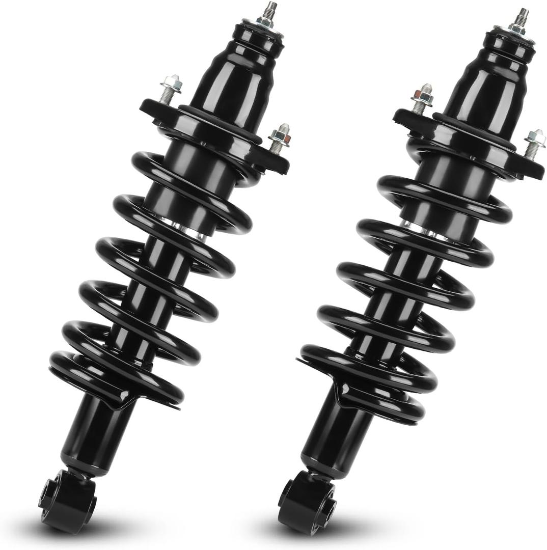 Rear Complete Strut Assembly Shock Absorber Fit for Honda CR-V CRV 2002 2003 2004 2005 2006 L4 2.4L Sport Utility, Replace 171380L, 171380R with Coil Spring, 2PCS (Rear Left and Right)
