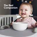 Cuddle Campus Silicone Placemat with Raised Edges for Kids,Toddlers,Babies, Non-Slip Table Setting Placemat for Dining,Come with String for Storage