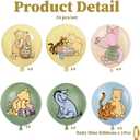 Winnie Balloons for Baby Shower Decorations 12inch Classic Winne Balloons for Birthday Party Decorations 24Pcs