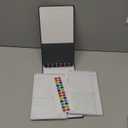 Skyygemm Ring Ledger Binder with 200 Pcs 5"x8.5" Ledger Sheets Small Index Tabs for Bookkeeping Accounting Business with Debit Credit Balance Columns(Blue Cover, White Sheets)