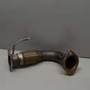 JY PERFORMANCE Front Flex Pipe Compatible With 2003-2007 2.4L Honda Accord Stainless Steel