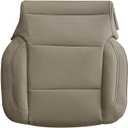 Driver or Passenger Side Bottom Replacement PERF Leather Seat Cover Compatible with Chevy Silverado GMC Sierra 1500 2500HD 3500HD 2015, 2016, 2017, 2018 & 2019