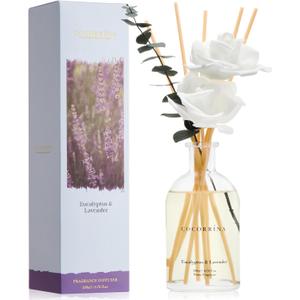 COCORRNA Reed Diffuser - Eucalyptus Lavender Scent, 6.76 fl oz Essential Oil with 8 Reed Sticks - Home Fragrance for Bedroom Bathroom Shelf Dcor (6.76 Ounce/1 pack)