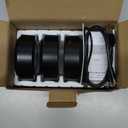 EZVALO Picture Lights for Wall, 2000mAh Rechargeable Battery Magnetic Poster Lights with 3 Color Temps & 12 RGB, Remote Dimmable Timer Painting Light, Wall Decor Light for Art Display, Frame (3 Pack) (Black)