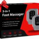 2-Pack 2026 Upgraded 3-in-1 Foot and Ankle Massager - 5 Vibration Modes and 5 Heating Levels, Suitable for Relieving Daily Foot Fatigue, Wireless and Portable