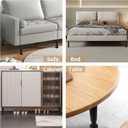 FIVEPEARS 4 PCS Adjustable Furniture Legs 4.72-7.08 Inch,Metal Adjustable Legs for Cabinet;Table;Sofa;BedReplacement Bed Frame Support Legs for Bed Frame/Bed Center Slat