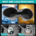 Cup Holder Compatible with 2024 2025 Subaru Crosstrek Premium/Sport/Limited/Wilderness Accessories, Noise-Free Water & Dust Proof Insert Console Drink Holder Fit for Subaru Impreza