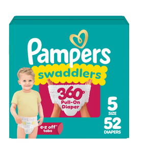 Pampers Swaddler 360 Disposable Baby Diapers - Size 5 - 52ct
