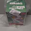 7FT Christmas Inflatables Decorations with Built-in Music & 360 Rotation Colorful Projector LED Light Snowman Christmas Blow Up Yard Decorations Indoor Outdoor Christmas Decorations Decor