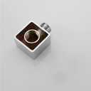 Faucet Wall Supply Elbow Drop Ell for Hand Held Shower Hose,Wall Union Water Supply for Handheld Shower Head,Shower System Wall Elbow Hand Replacement Parts,Tub Hose Adapter Attachment,Chrome (R Female Thread)