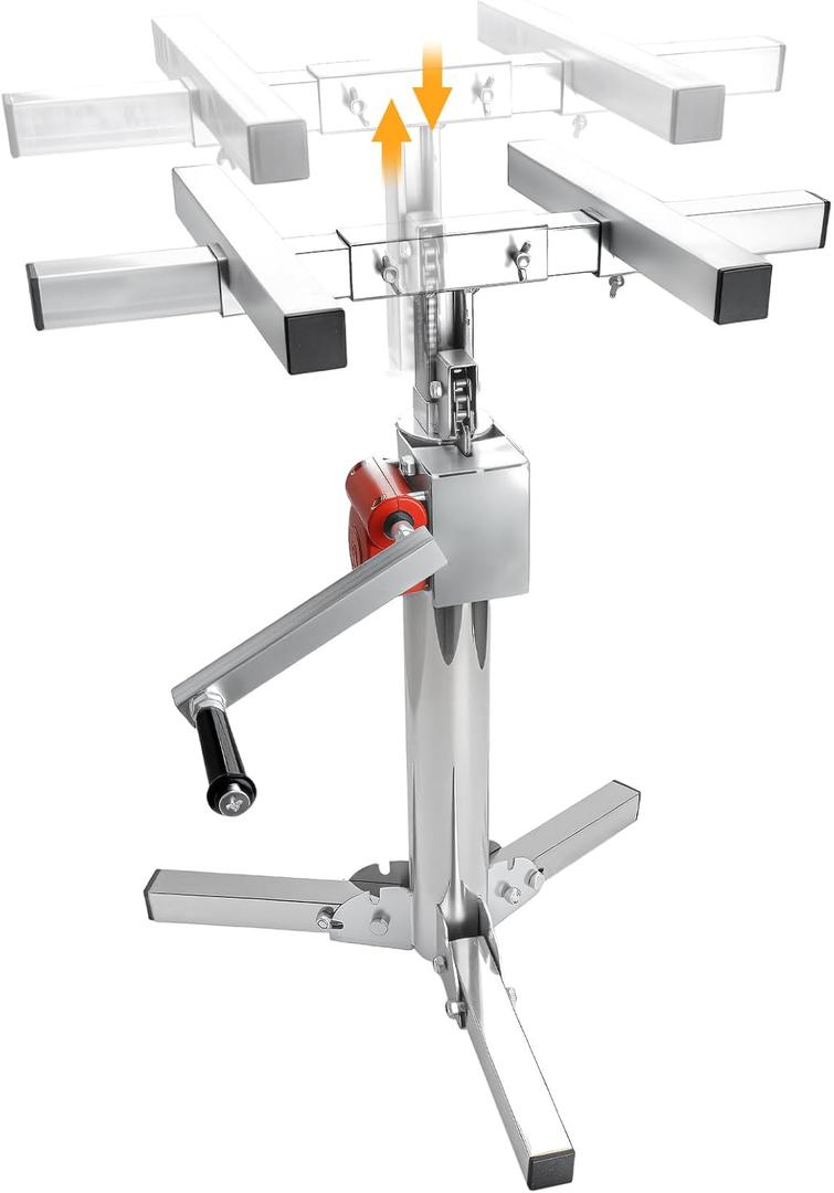 Cabinet Lift Jack-Cabinet Mounting Brackets Made of Stainless Steel Bracket for Static Loads Up to 330lb Two Lifting Options for Cabinet Lift Jack-47.24in Total Height (Medium)