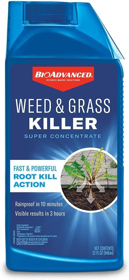 BioAdvanced Weed & Grass Killer Spray, 32-Ounce, Super Concentrate