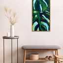 Kate and Laurel Sylvie Blank Framed Canvas Wall Art, 18x40 Natural Beaded, Vintage Modern Empty Canvas for Paint-Your-Own Art, Ready to Paint Premium Canvas Already Framed