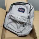 JanSport SuperBreak One Backpack - Durable, Lightweight Bag with 1 Main Compartment, Front Utility Pocket with Built-in Organizer, Premium Backpack, Grounded Grey, One Size