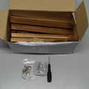 Tuanse 2 Pack Wooden Cake Pop Stand 3 Tier Cake Pop & Lollipop Display Holder with 100 Treat Bags Lollipop Sticks and Gold Twist Ties for Dessert Table Wedding Baby Shower Birthday Party(Acacia Wood)