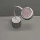 CHRISTINE SHELLY UV LED Nail Lamp, Mini UV Light for Gel Nails Polish, Rechargeable LED Flash Cure Nail Dryer, Quick Drying Goosenecks UV Nail Lamp for Home Nail Salon DIY Manicure, AB Diamond