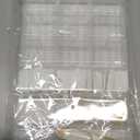 Embroidery Floss Organizer Cross Stitch Thread Storage Box Tools with 120 Pieces Floss Bobbins, Bobbin Winder, Scissor and Colour Stickers,Removable 18 Compartments Big Size Case