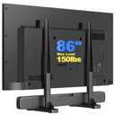 Large TV Stand Table Top for Most 24 to 86 Inch Flat/Curved TVs Heavy Duty TV Leg, Support 150 lbs, Max VESA 800x600mm, for Living Room ML3286