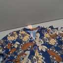 Zeagoo Summer Dresses for Women Short Sleeve Shift Dress V Neck Casual Mini Beach Vacation Boho Sundress with Pockets (Small, Blue Tie Dye)