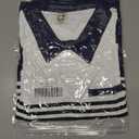 Hardaddy Men's Striped Polo Shirt Short Sleeve Casual Color Block Graphic Tee Collared Golf Shirts for Men (Blue, XXXL)