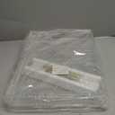 12"x16" Clear Acrylic Serving Tray with Golden Handles, Sturdy Huge Capacity Acrylic Tray for Coffee, Juice, Kitchen and Desk Organizer, Storage Tray (12"x16")