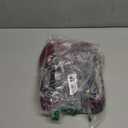 DL Womens Fuzzy Warm Moccasin Slippers Memory Foam, Soft Fluffy Women's Winter House Slipper Closed Back Fur Lined, Cozy Ladies Suede Indoor Bedroom Houseshoes Non-Slip (8, Burgundy)