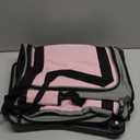 RUFF LIFE 101 Airline Approved Expandable Premium Pet Carrier on Wheels- Two Sided Rolling Carrier- Designed for Dogs & Cats- Extra Spacious Soft Lined Carrier! - Pink (RL- Pet Carrier Wheels)