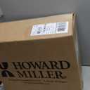 Howard Miller Boise City Mantel Clock II 549-638  Windsor Cherry Finish, Brass Finished Dial, Vintage Home Decor, Key-Wound, Triple-Chime Movement