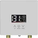 Tankless Water Heater Electric,240V 6000W Under Sink Instant Water Heater with Digital Display Touch Screen On-Demand Water Heater Point Of Use for Kitchen,Bathroom,Laundry,RVs