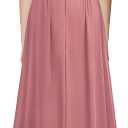 Miusol Women's Elegant Floral Lace Formal V Neck Bridesmaid Party Dress (Pink, M)
