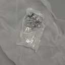 Luxshiny Mini Glass Storage Bottles 5Ml Transparent Sealed Jars with Aluminum Lids for Flower Tea Spice Food Storage and Kitchen Organization